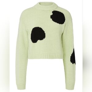 Tibi Polka Dot Intarsia Sweater XS